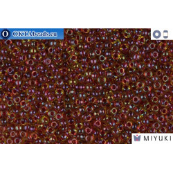 MIYUKI Beads Dark Rose Lined Yellow 11/0 (336)