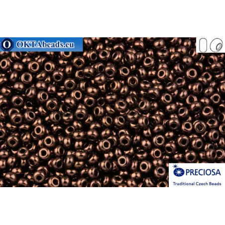 Preciosa czech seed beads 1 quality bronze 10/0