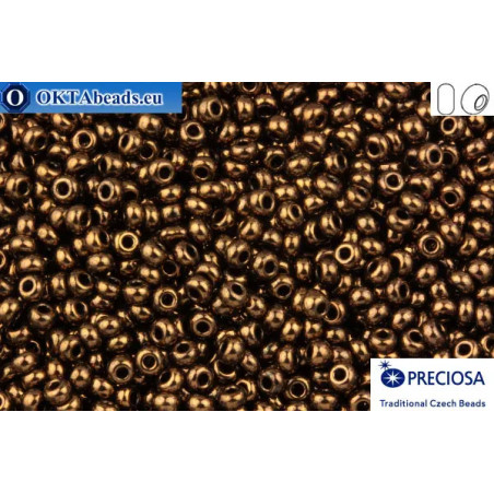 Preciosa czech seed beads 1 quality bronze 10/0