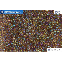 MIYUKI Beads Amethyst Lined Lt Topaz AB 11/0 (342)