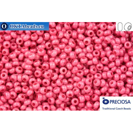Preciosa czech seed beads 1 quality pink solgel (16198) 10/0