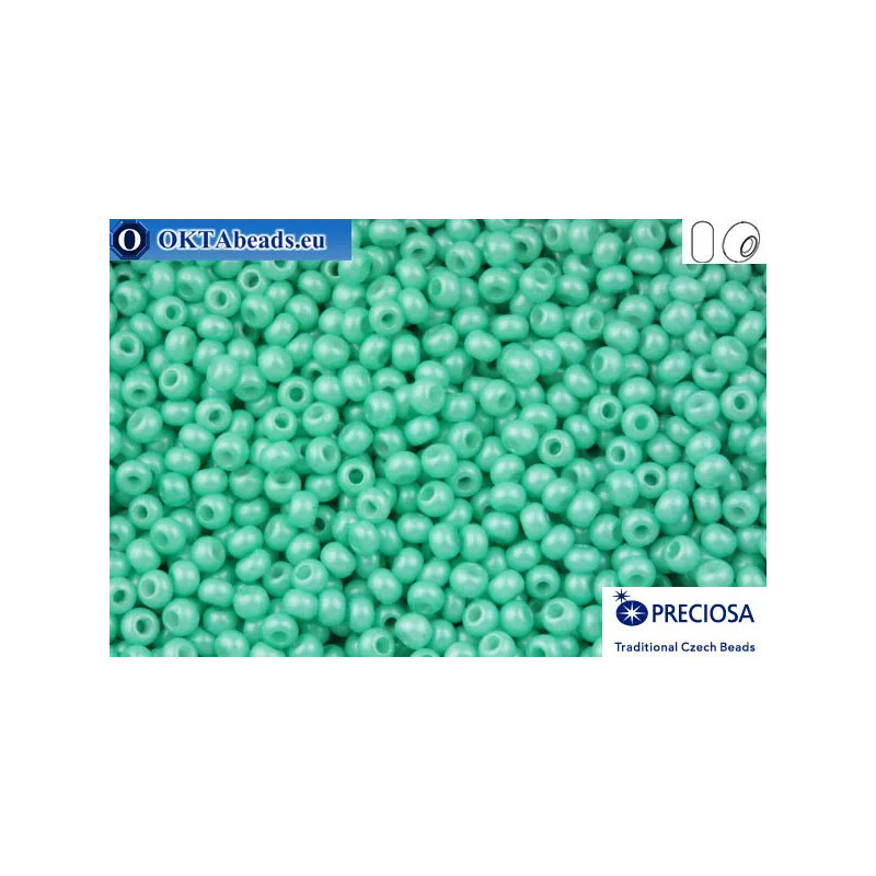 Preciosa czech seed beads 1 quality turquoise solgel (16958) 10/0