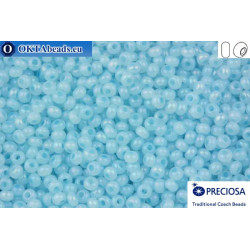 Preciosa czech seed beads 1 quality blue opal (57534) 10/0