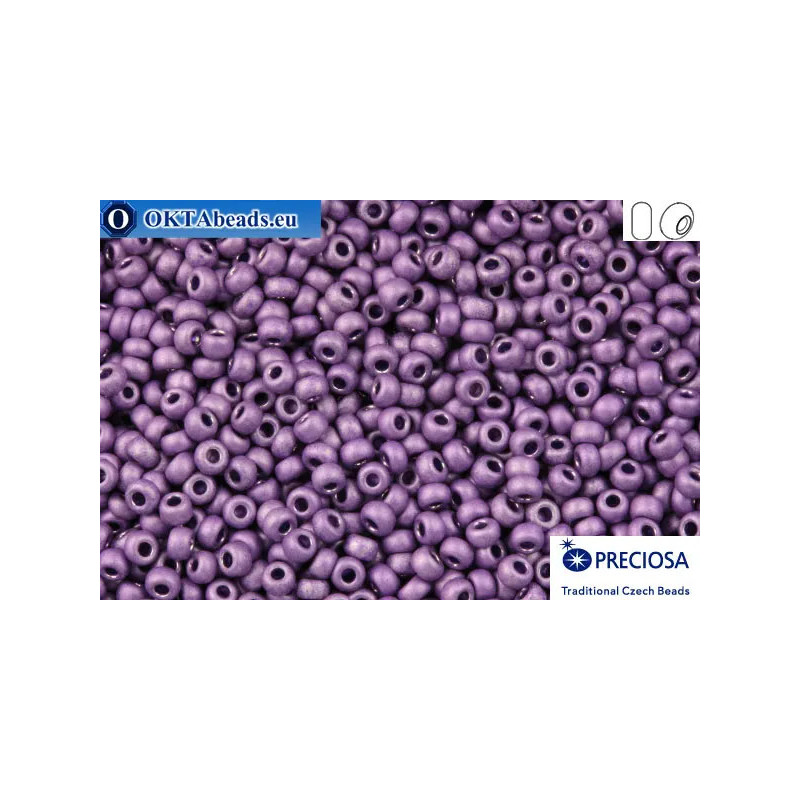 Preciosa czech seed beads 1 quality lilac matte (18528m) 10/0