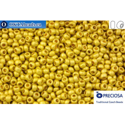 Preciosa czech seed beads 1 quality gold matte (18586m) 10/0