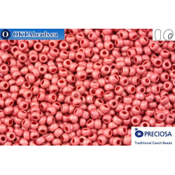 Preciosa czech seed beads 1 quality pink matte (18598m) 10/0