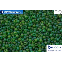 Preciosa czech seed beads 1 quality green AB matte (51120m) 10/0