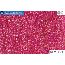 MIYUKI Beads Fuchsia Lined Crystal AB 11/0 (355)