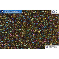 MIYUKI Beads Fuchsia Lined Yellow AB 11/0 (357)