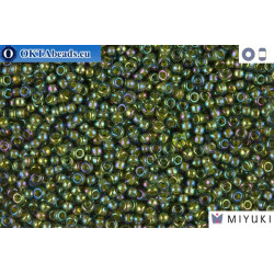 MIYUKI Beads Yellow Lined Aqua AB 11/0 (361)