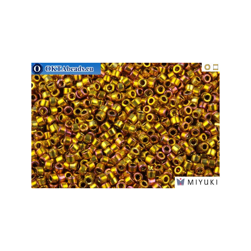 MIYUKI Beads Delica 24Kt Gold Iris (DB501) 11/0