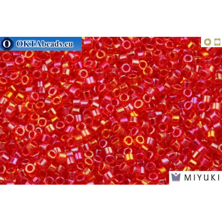 MIYUKI Beads Delica Fancy Lined Siam (DB2374) 11/0