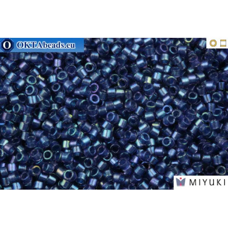 MIYUKI Beads Delica Fancy Lined Han Blue (DB2386) 11/0