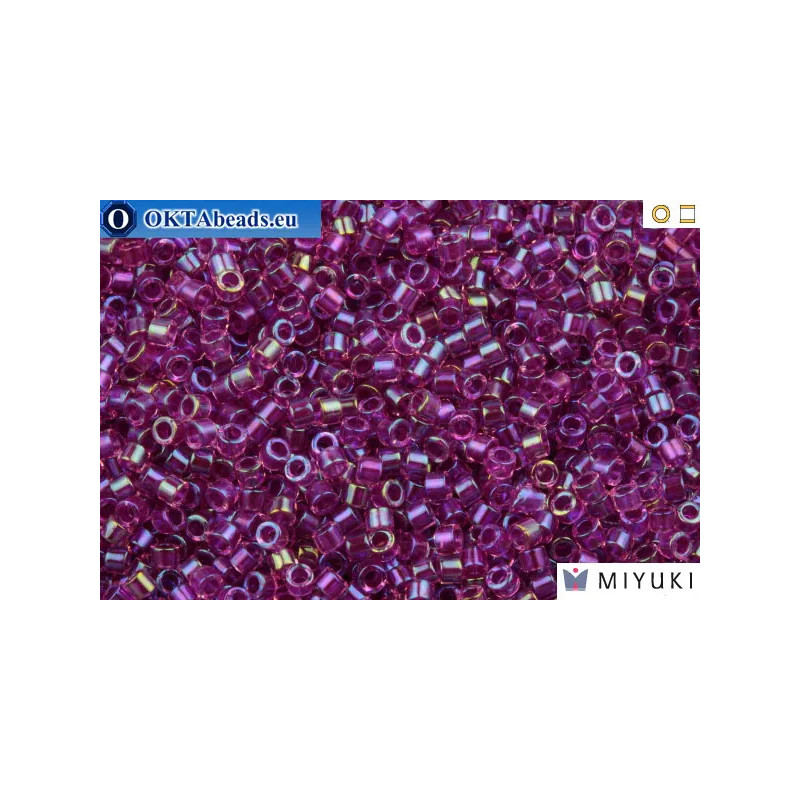 MIYUKI Beads Delica Fancy Lined Magenta (DB2389) 11/0