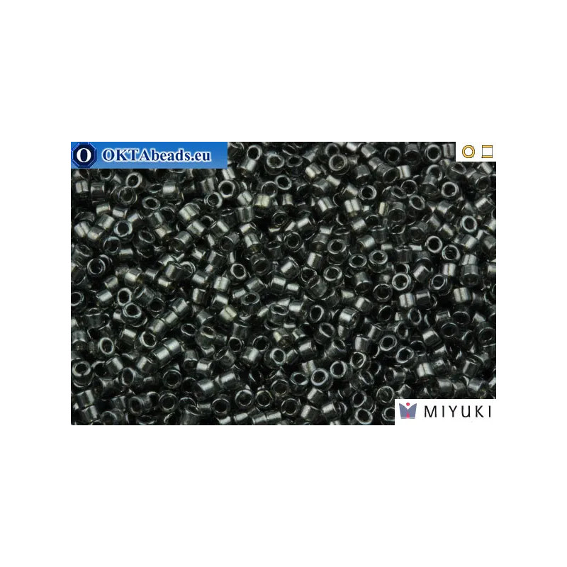 MIYUKI Beads Delica Fancy Lined Platinum (DB2394) 11/0