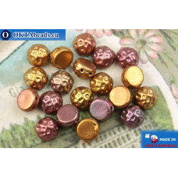 Cabochon Baroque Beads iris gold matte (00030/01620) 7mm