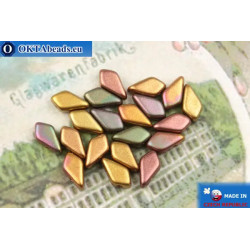 Kite Beads iris gold matte (00030/01640) 9x5mm