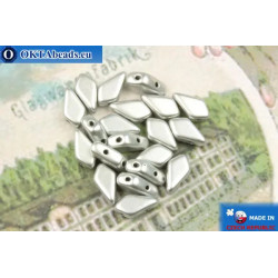 Kite Beads silver matte (00030/01700) 9x5mm