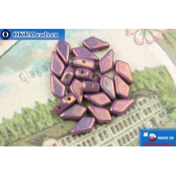 Kite Beads lilac gold luster (03000/15726) 9x5mm