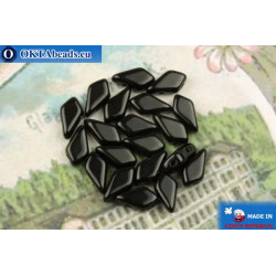 Kite Beads black (23980) 9x5mm