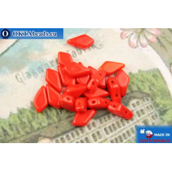 Kite Beads red (93190) 9x5mm