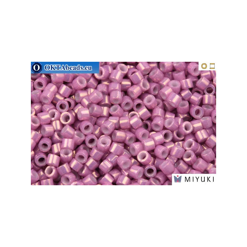 MIYUKI Beads Delica Pink Luster Opaque Mauve (DB253) 11/0