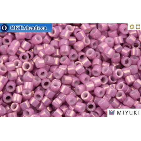 MIYUKI Beads Delica Pink Luster Opaque Mauve (DB253) 11/0