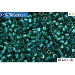MIYUKI Beads Delica Sparkling Aqua Green Lined Tea AB (DB1769) 11/0