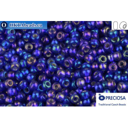 Preciosa czech seed beads 1 quality blue silver line AB (37109) 10/0