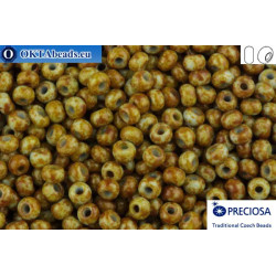 Preciosa czech seed beads 1 quality turquoise travertin (39000) 10/0