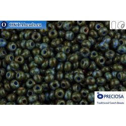 Preciosa czech seed beads 1 quality blue travertin (39940) 10/0