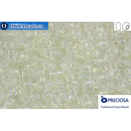 Preciosa czech seed beads 1 quality crystal AB (58135) 10/0
