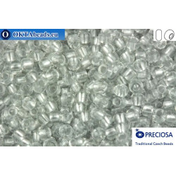Preciosa czech seed beads 1 quality crystal color line aluminum (68108) 10/0