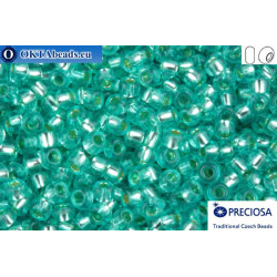 Preciosa czech seed beads 1 quality blue silver line solgel (78165) 10/0