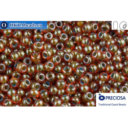 Preciosa czech seed beads 1 quality orange color line luster (91004) 10/0