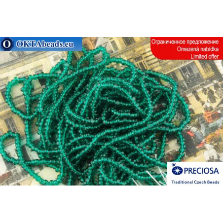 Preciosa Charlotte emerald ~14/0