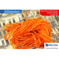 Preciosa 3CUT beads orange ~14/0