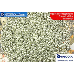 Preciosa Charlotte silver (18542) ~11/0