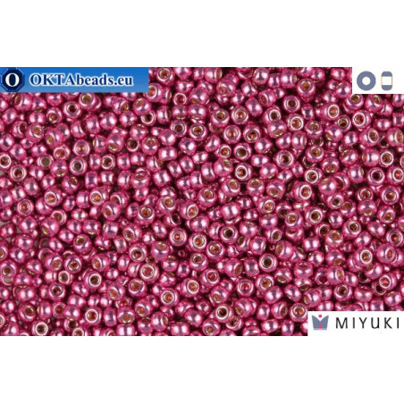 MIYUKI Beads DURACOAT Galvanized Hot Pink 11/0 (4210)