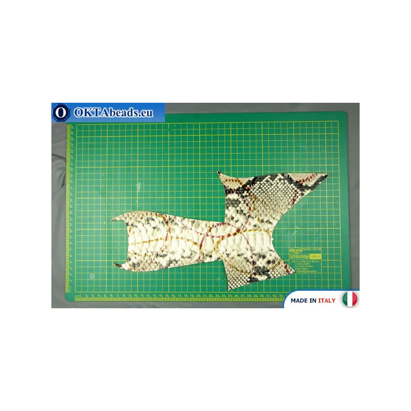 Soft Calf Leather snake finished