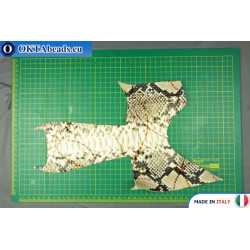 Soft Calf Leather snake finished