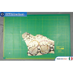 Soft Calf Leather snake finished