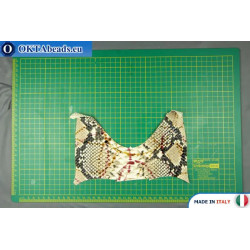 Soft Calf Leather snake finished