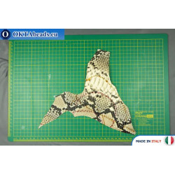 Soft Calf Leather snake finished