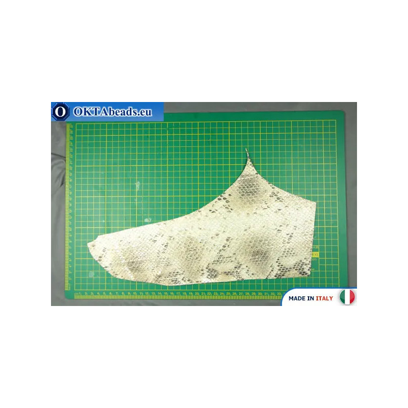 Soft Calf Leather snake finished ~ 0