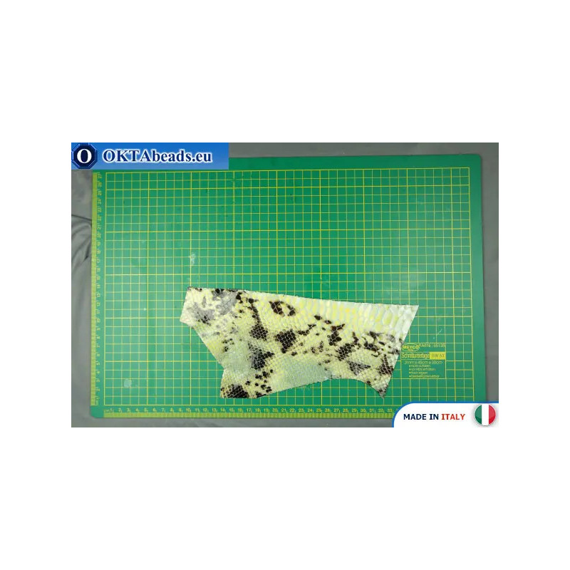 Soft Calf Leather snake finished ~ 0