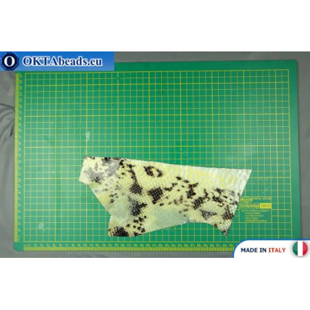 Soft Calf Leather snake finished ~ 0