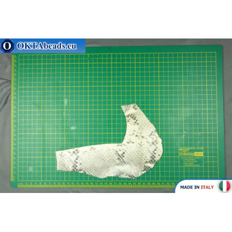 Soft Calf Leather snake finished