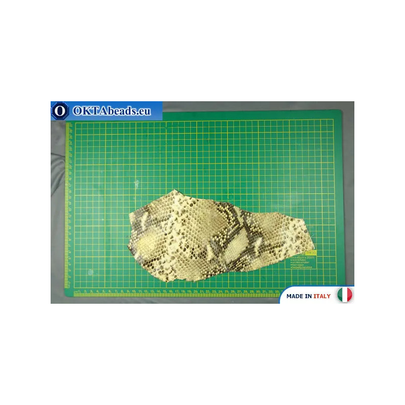 Soft Calf Leather snake finished