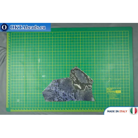 Soft Calf Leather snake finished